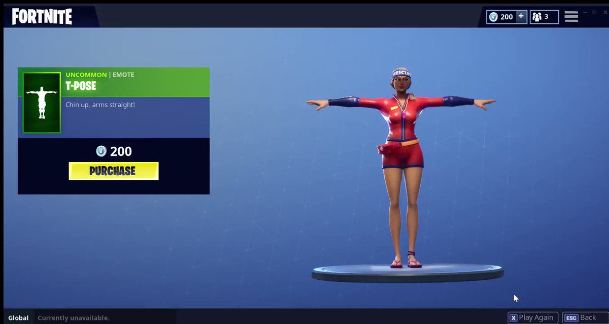 T-Pose - Fortnite Emote 