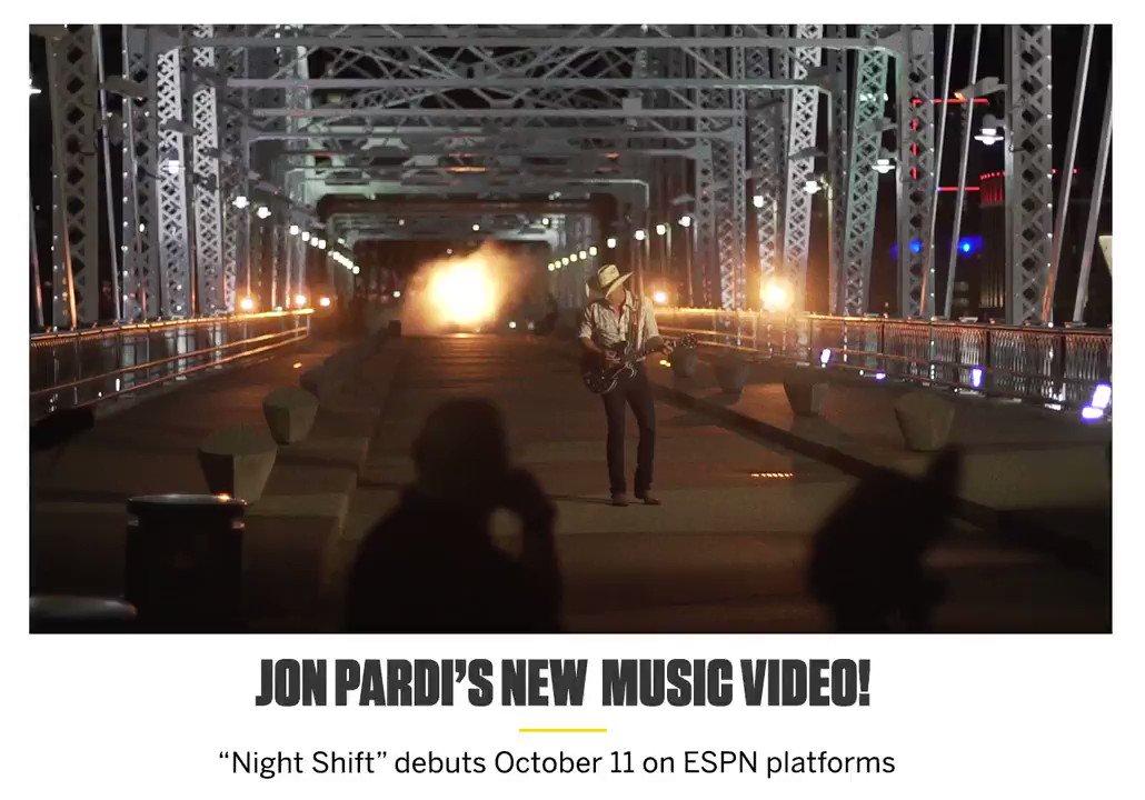 Jon Pardi's Video For Night Shift Debuts Tonight On ESPN - ESPN