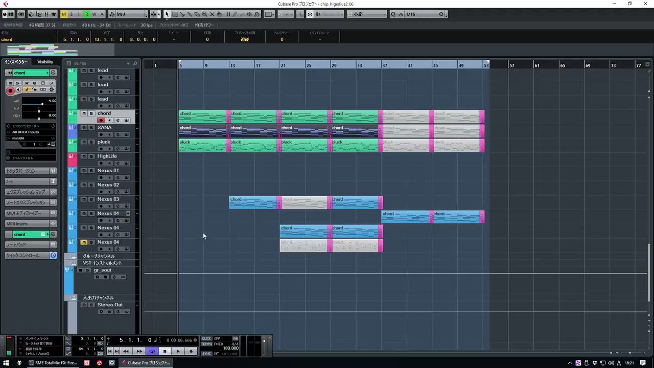 ヒゲドライバー On Twitter いい感じのコード進行できたから Sana 8bit Vstで鳴らしてみたよ ベースもいい いいなー Https T Co Rpjl9hkiuh Twitter