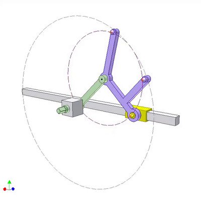 Straight Line Drawing Mechanism