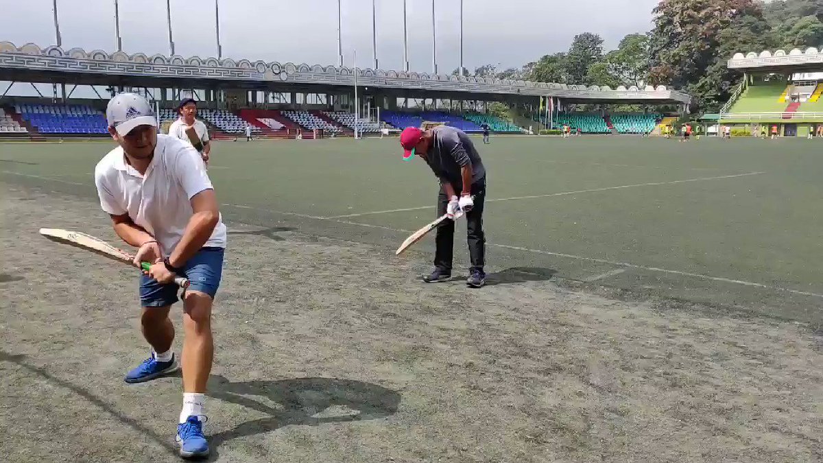 Knocking at Palzor Stadium, Gangtok, Sikkim.
#SikkimCricketAssociation #CricketPractice #Cricket #SeniorTeamPractice #RanjiTrophy2018_19