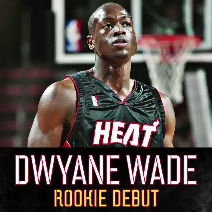 Game 1 of 1,159 (and counting).
This is where @DwyaneWade’s legacy began. #WadeWednesday