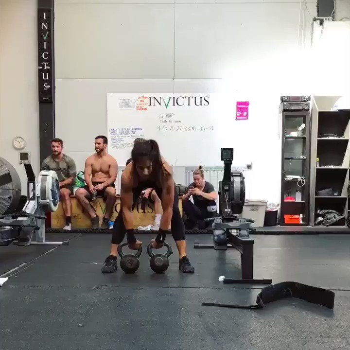 Lauren Fisher (@ltfisher12) on Twitter photo 2018-10-20 01:26:59 DFC 18.3 got spicy real fast ๐ฅโ ๏ธ 20 Minute AMRAP (In an Ascending Ladder): 9 Cal row 9 Double KB snatch 15 Cal row 15 Double KB snatch 21 Cal row 21 Double KB snatch 27 Cal row 27 Double KB snatch 33 Cal Row 33 Double KB Snatch (24kg/16kg) Give it a try with friends๐ DFC 18.3 got spicy real fast ๐ฅโ ๏ธ 20 Minute AMRAP (In an Ascending Ladder): 9 Cal row 9 Double KB snatch 15 Cal row 15 Double KB snatch 21 Cal row 21 Double KB snatch 27 Cal row 27 Double KB snatch 33 Cal Row 33 Double KB Snatch (24kg/16kg) Give it a try with friends๐