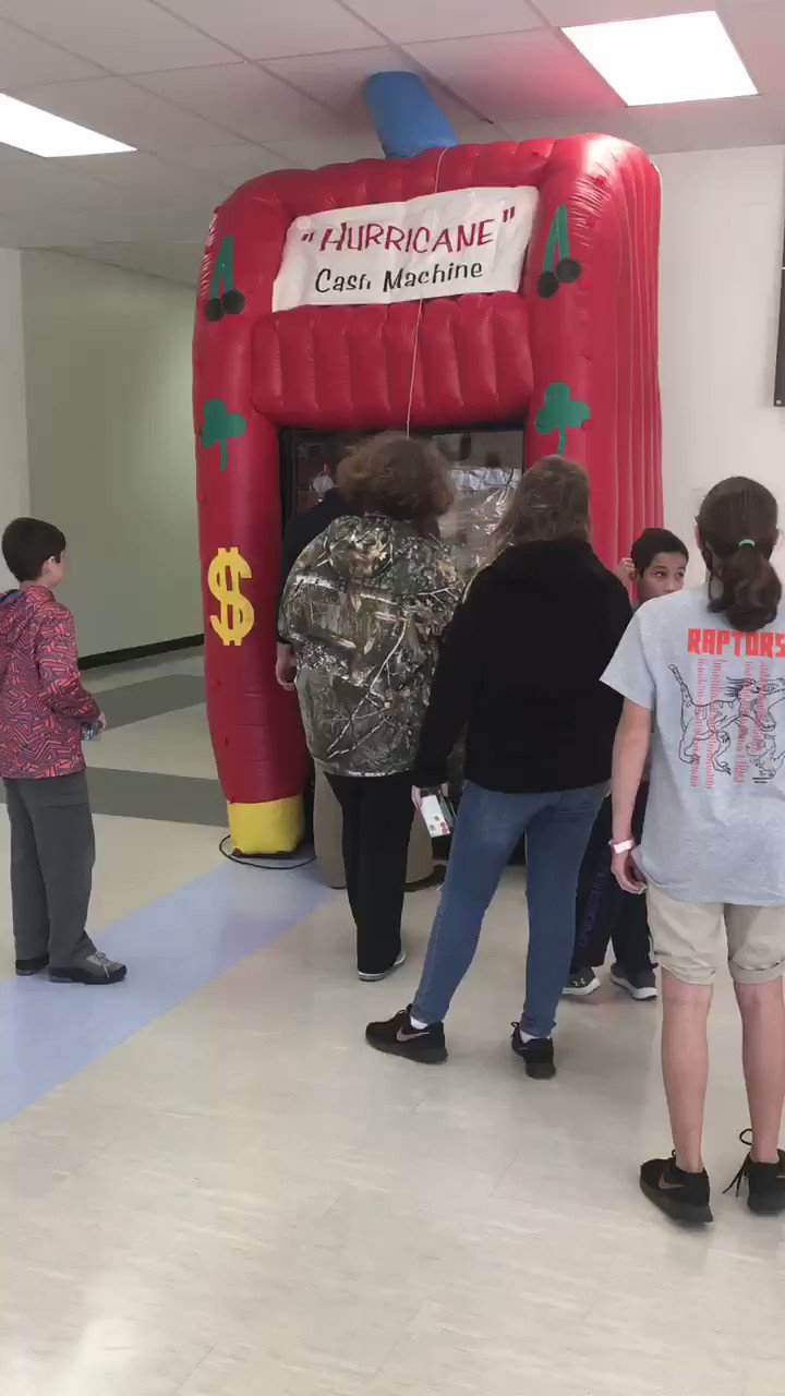 Palmyra Area MS on Twitter "PTO Prize Day Money Machine https//t.co
