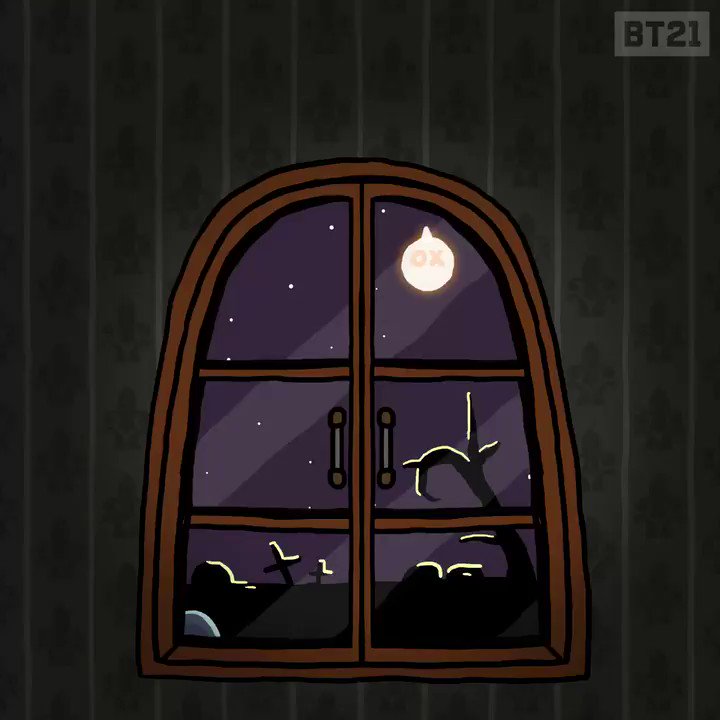 Bt21 Auf Twitter Knock Knock Surprise Spooky