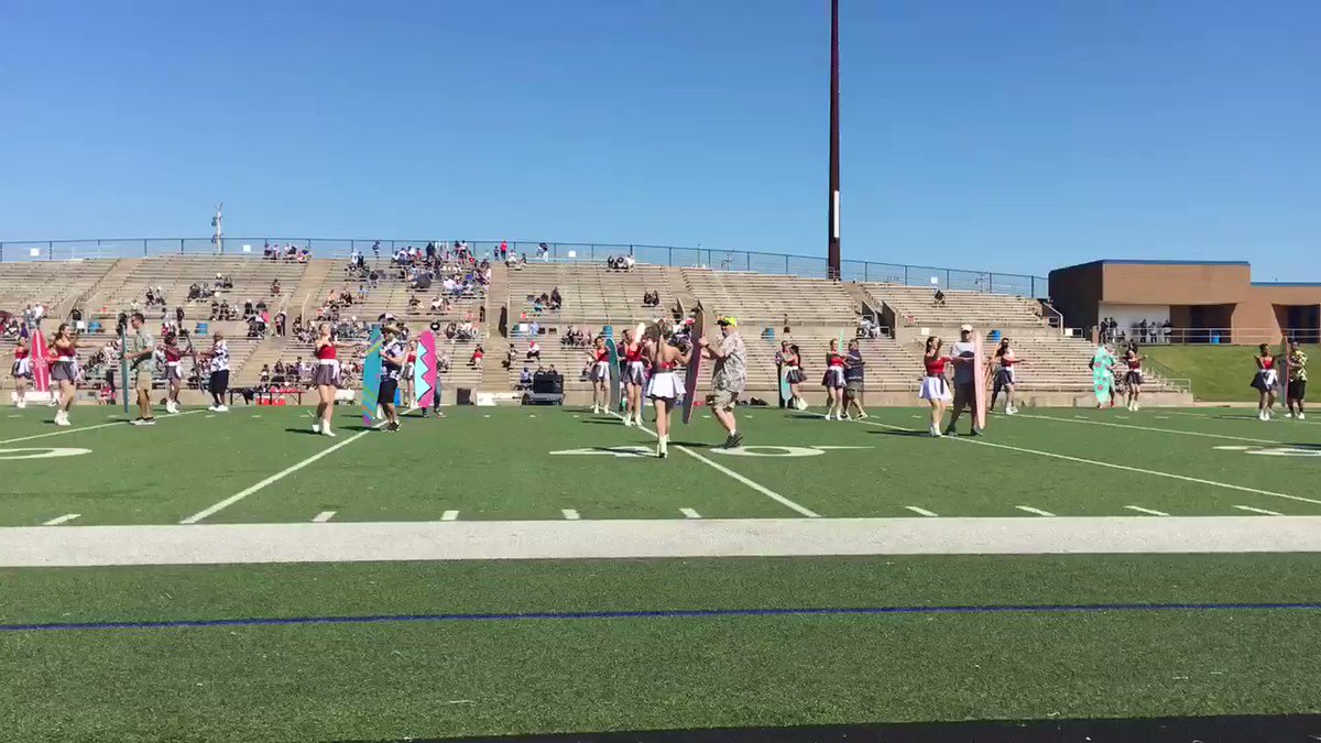 Missing our TIGER MARCHING BAND for halftime - but our BELLES AND BOBS are AMAZING!!! Love this every year!! #RespectTheT