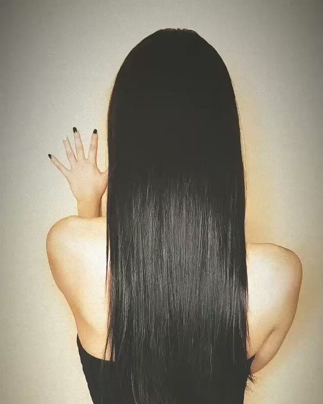 straight hair tumblr back view