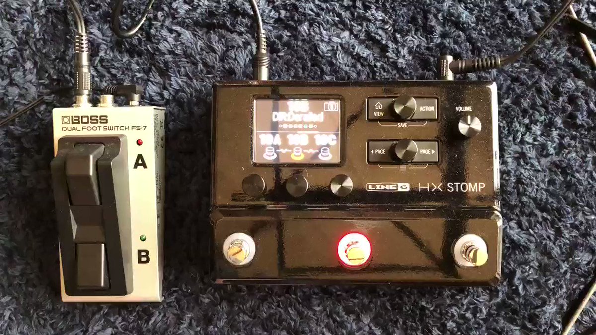 Line 6 HX Stomp + Boss FS7 Switch 設定推薦【董分享#ep09