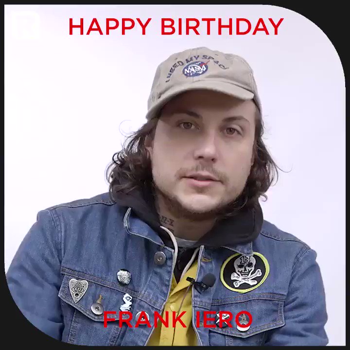Happy Birthday to Frank Iero!!! 