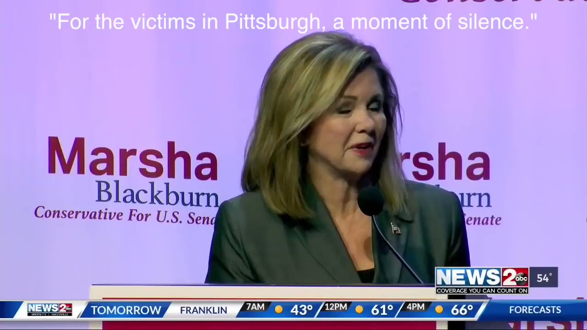 .@MarshaBlackburn wanted to run an ad showing the disgraceful actions of the Mob interrupting a moment of silence for the #PittsburghSynagogue victims
Google said no
Here's the ad
I can see why they wouldn't want people to see what they get w/ a vote for their Democrats