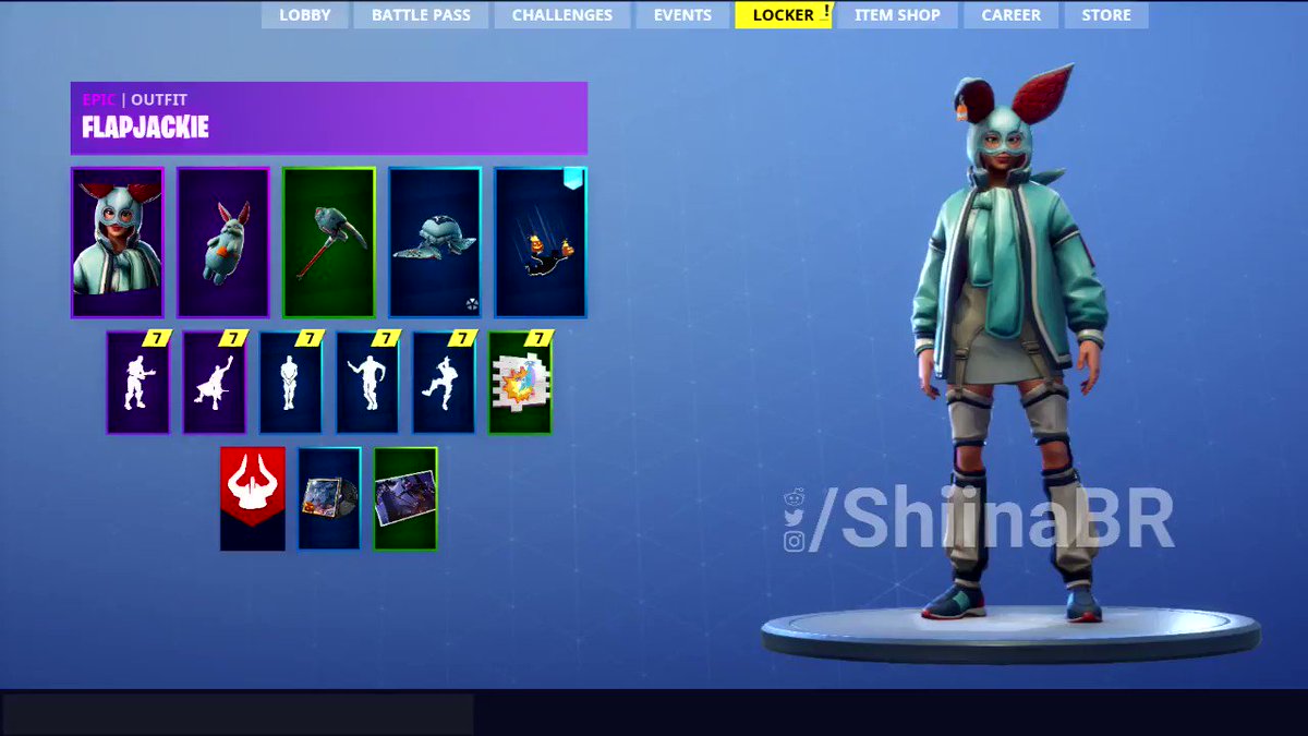 Shiina On Twitter Flapjackie Skin W Nibbles Back Bling Jackspammer Pickaxe Poofy Parasail Glider Different Styles Animal Jackets Set Https T Co Z7v3ttaxg8 Flapjackie Fortnite In Lobby Flapjackie Fortnite In Lobby Shiina On Twitter Flapjackie Skin W Nibbles Back Bling Jackspammer Pickaxe Poofy Parasail Glider Different Styles Animal Jackets Set Https T Co Z7v3ttaxg8
