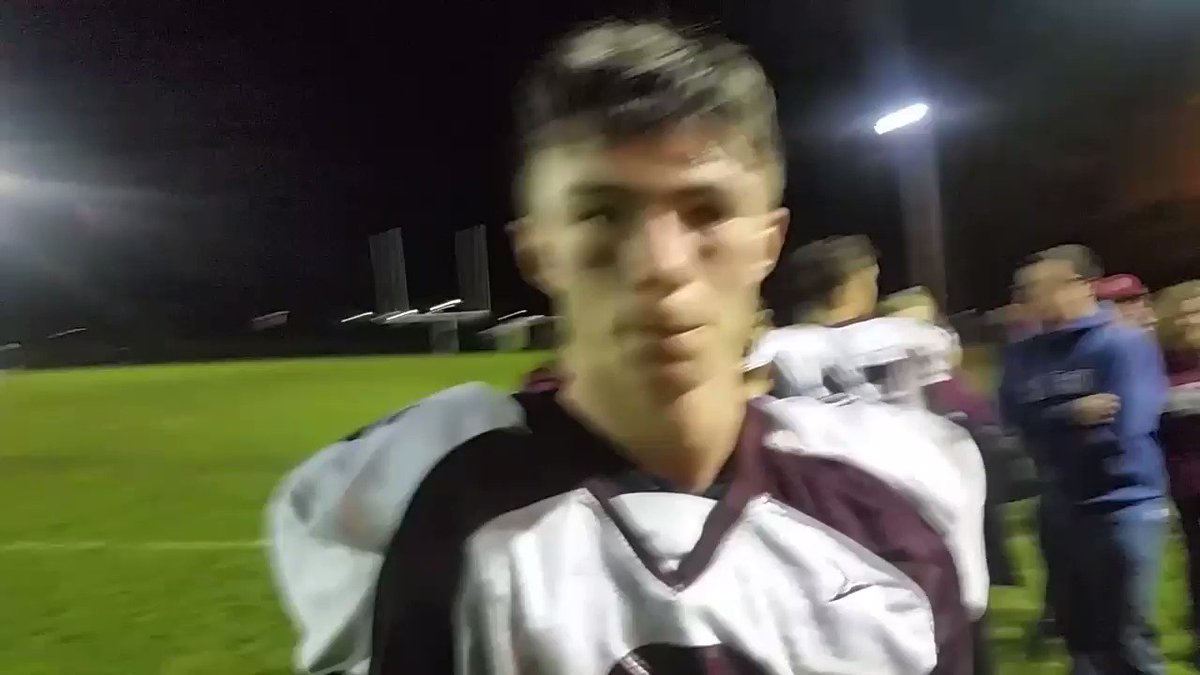 Senior DB Donald Harrington sealed Leicester's 7-6 D7 playoff win over West Boylston with interception in waning moments of game. Read story @tgsports @lhswolverinefb
