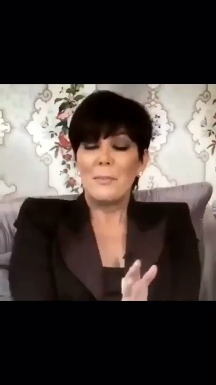 The most relatable thing Kris Jenner has ever said. Happy birthday queen  