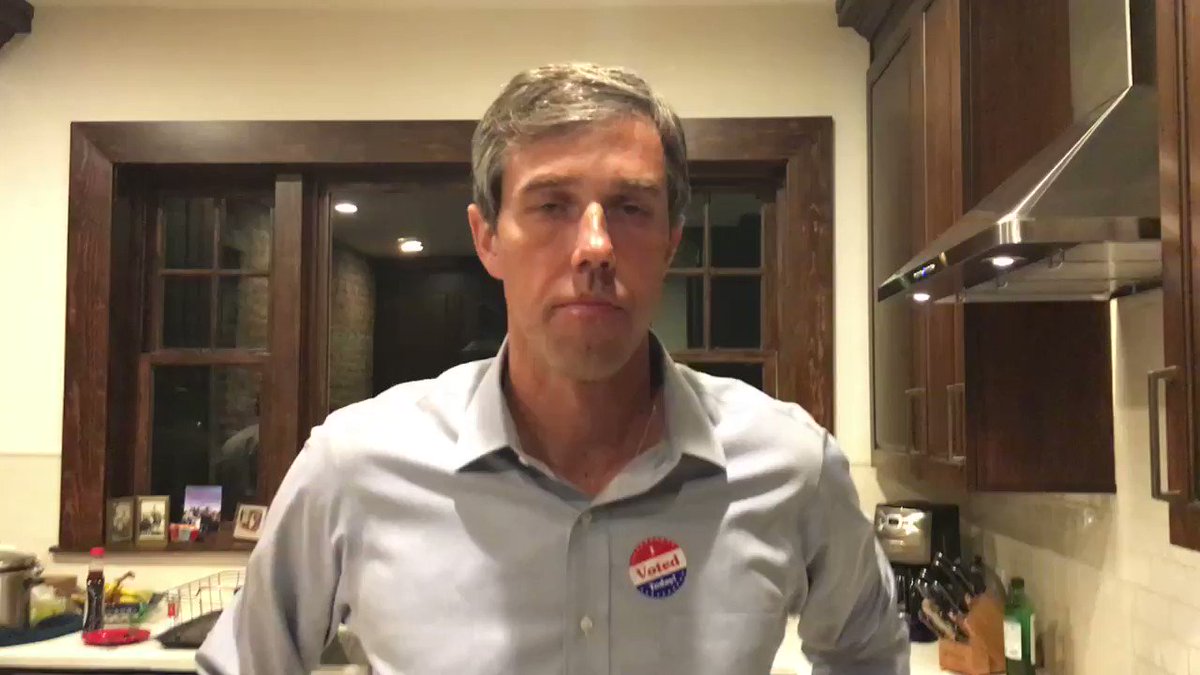 Beto O'Rourke (@BetoORourke) on Twitter photo 07/11/2018 01:21:45 If you're in line, stay in line. If you're in line, stay in line.