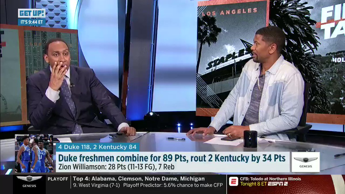 Carrington Harrison (@cdotharrison) on Twitter photo 07/11/2018 15:45:40 Stephen A Smith is having an amazing week. Stephen A Smith is having an amazing week.