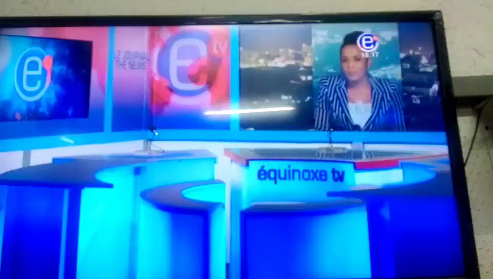 Pas d'informations au journal de 18H sur @EquinoxeTv_cm ce soir en signe de solidarité à l'incarceration de la journaliste @Mimimefo237
#WeStandForMimi
#FreeMimiMefo
#journalismisnotacrime