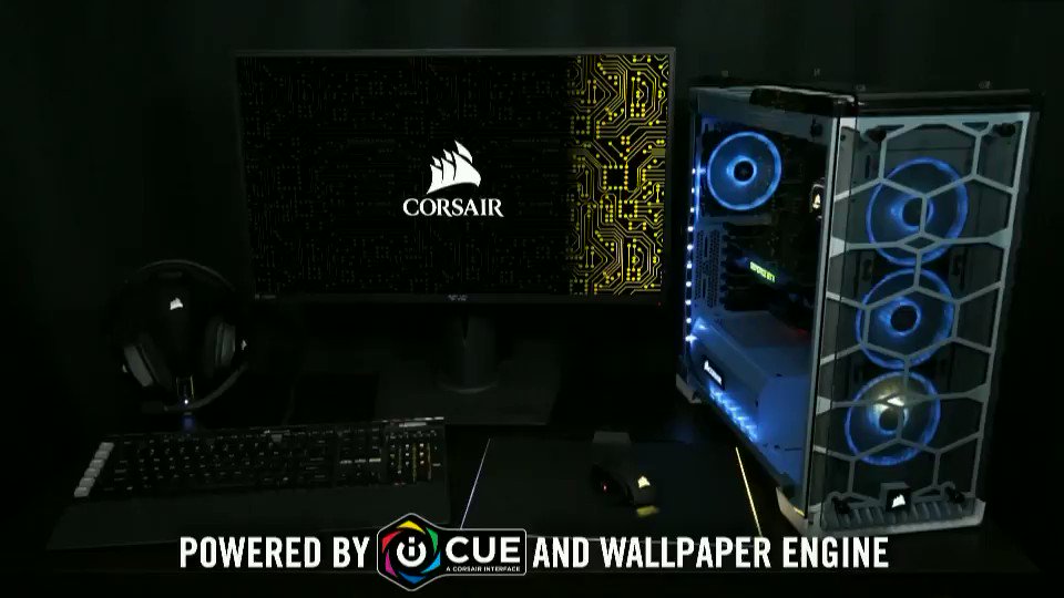 Corsair You Asked And We Listened Announcing Icue Lighting Integration For Wallpaper Engine To Celebrate Buy Any Icue Enabled Item From T Co W4dyoiyhyt And Use The Code Wallpaper At Checkout