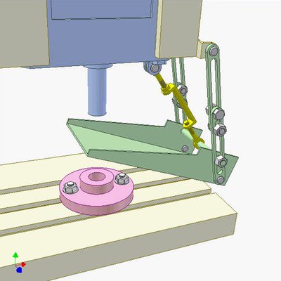 Mechanism for Catching Workpieces in Presses