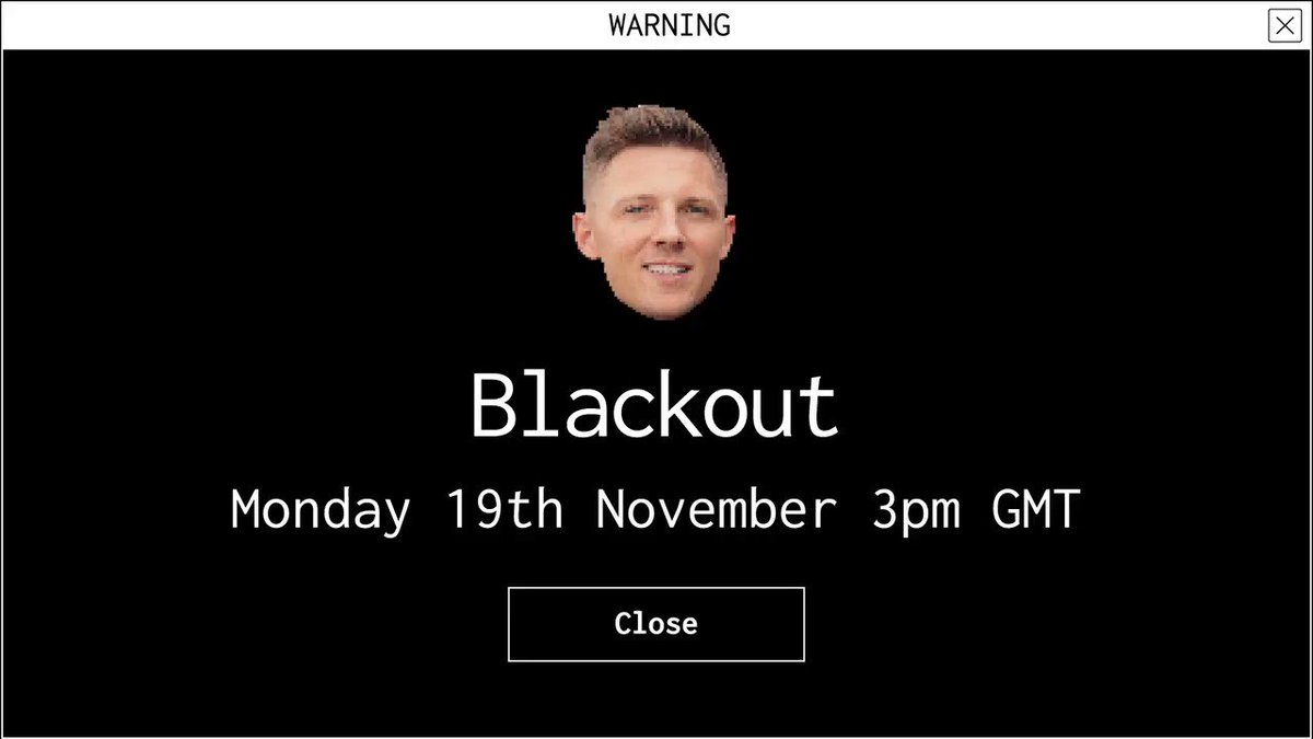 @bbeal12 You won’t be missing out, we’ll keep you in the loop ⚫️
See you at 3pm GMT on Monday 19th November.
Reply with #OptOut to cancel.
#GymsharkBlackout
