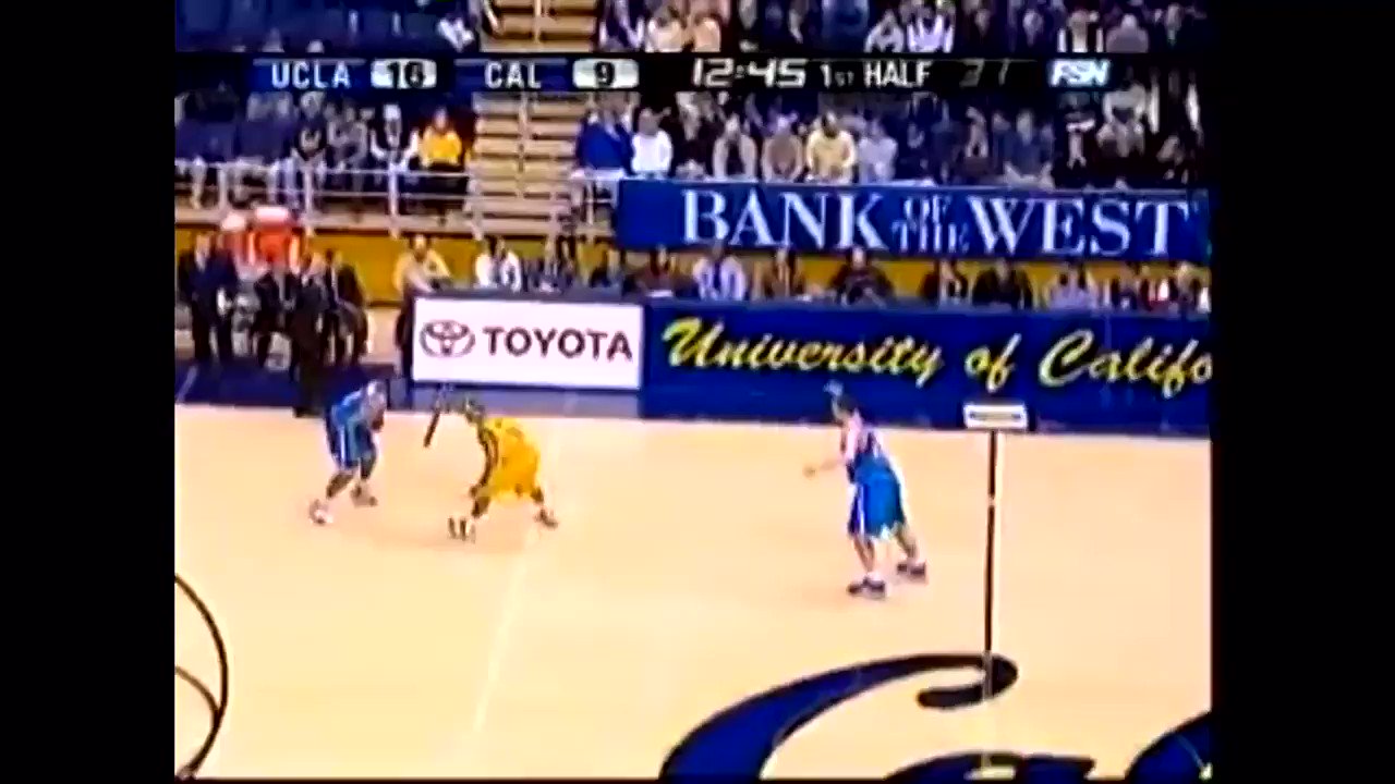 Russell Westbrook with the big slam against Cal Happy Birthday Westbrook!   