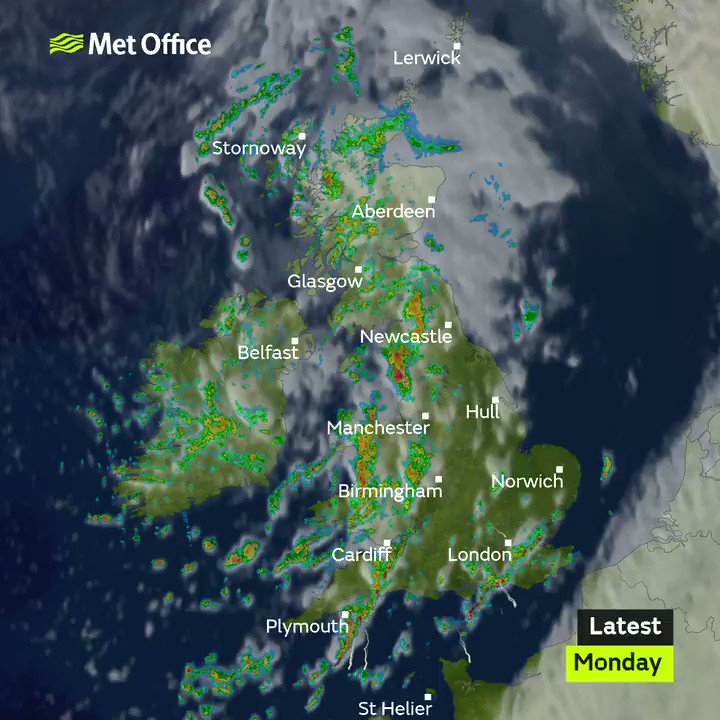 Met Office - Hearing #thunder and seeing #lightning? ⚡️There are still some hefty showers across the UK, with some very intense #thunderstorms across SE England at the moment ⛈️