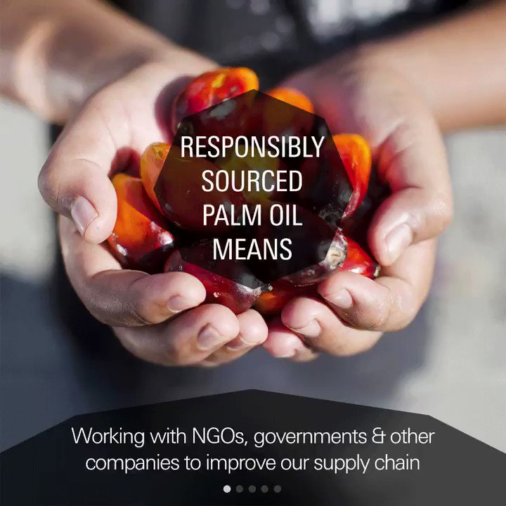 Responsibly sourced palm oil