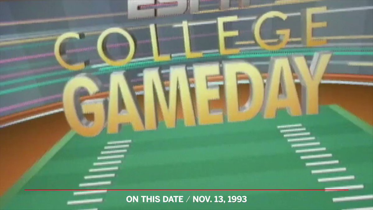 College GameDay on Twitter "25 years ago today, GameDay hit the road