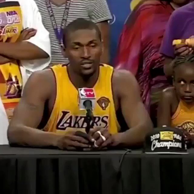 Happy birthday to the artist formerly known as Ron Artest, Metta World Peace!    