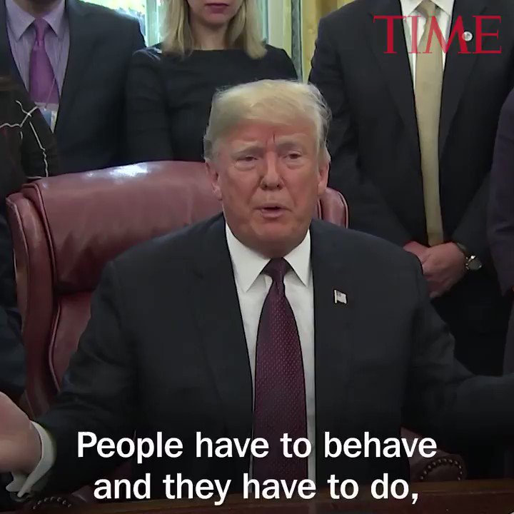 President Trump addresses Jim Acosta ruling: 'People have to behave' http://mag.time.com/4L0Xxr1