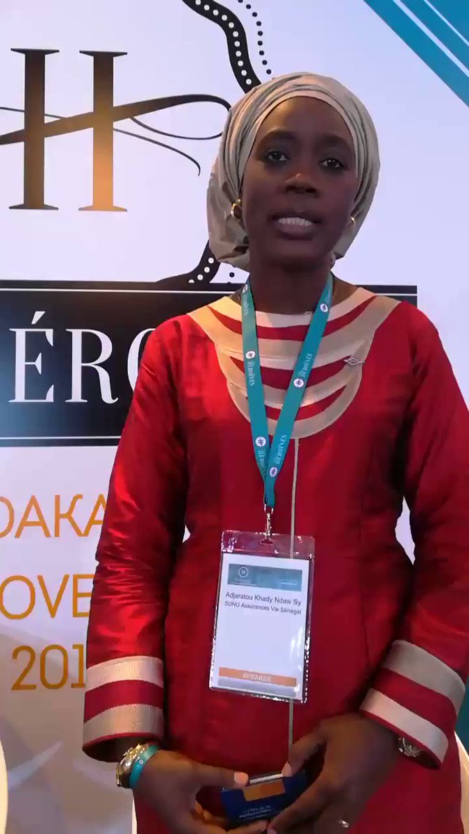 Khady Ndaw Sy, DG SUNU Assurances Vie Senegal "#LesHéroïnes, un moyen de donner aux femmes l'envie de devenir entrepreneures" #womenempowerment