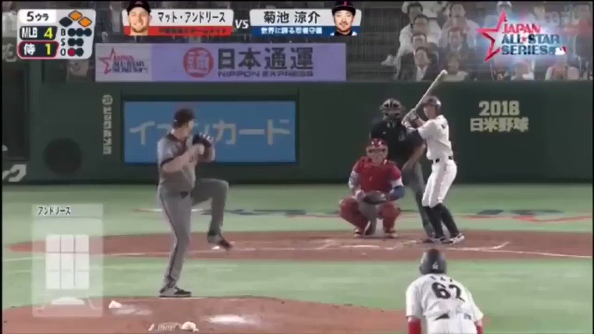 Rani 走者二塁時 構えのタイミング サイン盗み対策から ギリギリまで真ん中で爪先立ち タイミングを見てコースに寄る 早く構えすぎるとコースがバレる 遅すぎると投手が投げにくい そのギリギリのタイミングがコレなんだと思われる
