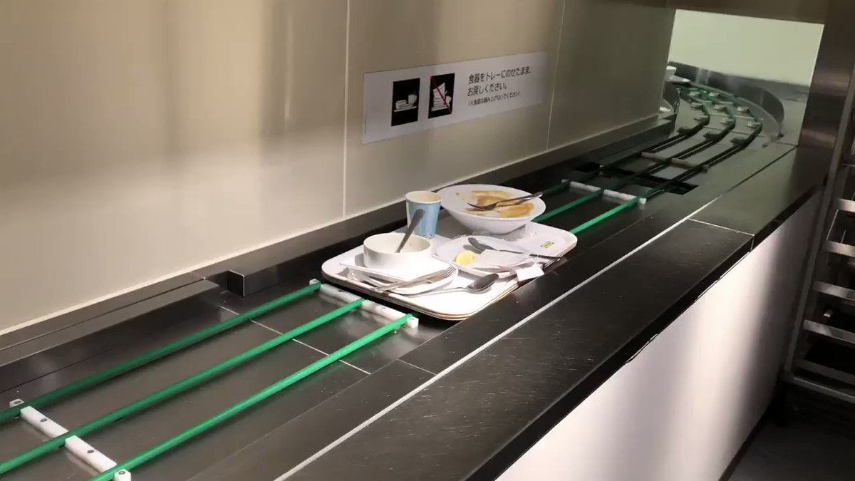 これは面白いww返却された食器の映像にBGMを付けたらwwドラマチックに！！