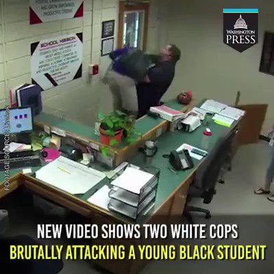 Child abuse:
A grand jury has indicted the 2 white Louisiana police officers who—unprovoked—body slammed & beat a special needs Black child in middle school
The cop claimed the black child “reached for my gun.”
That was a lie
Let justice be served.
