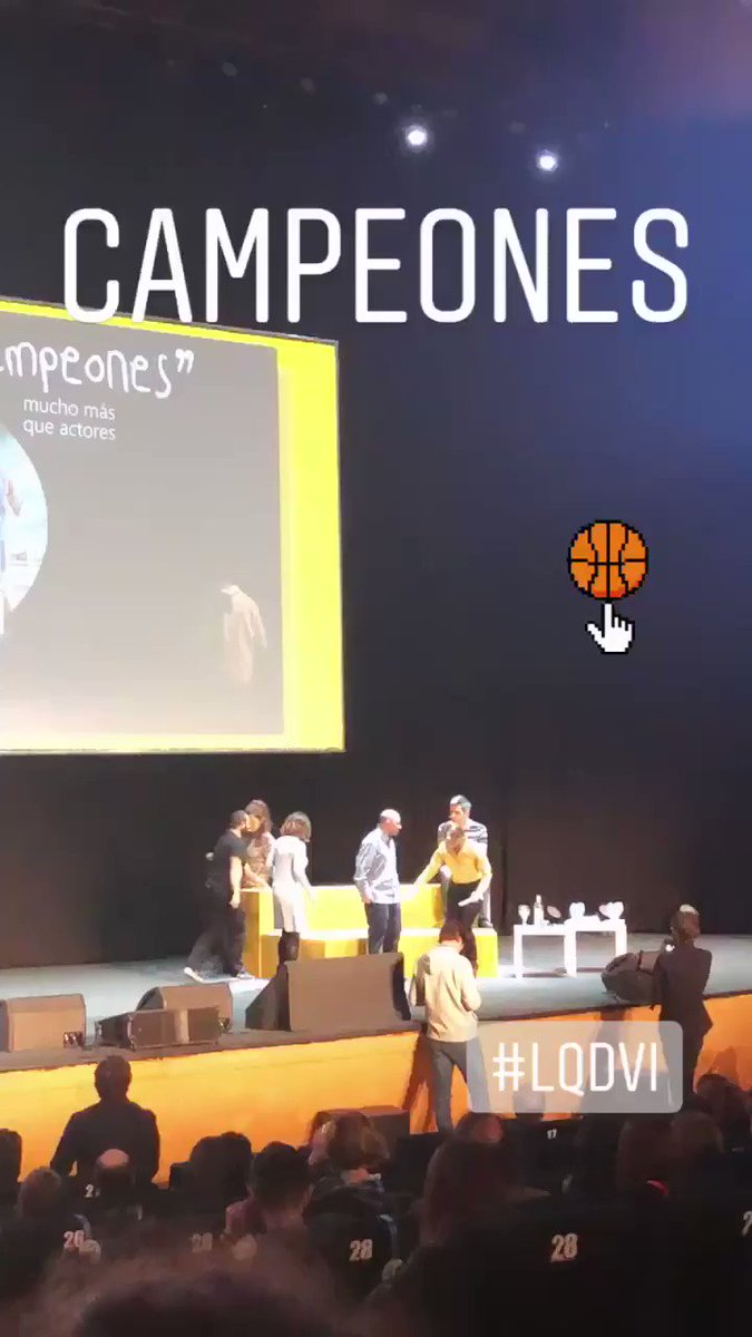 ¡Ya estamos con Campeones! Deseando conocer su historia. #lqdvi @LQDVI