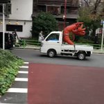海老が軽トラで運ばれていく!他にもいろんなところで目撃者多数!