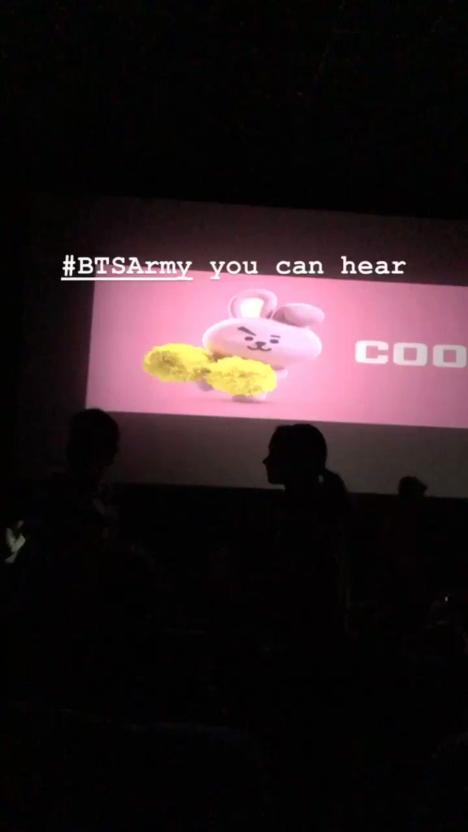 You hear that chant thats India for you @bts_bighit @BTS_twt #BTSArmy #bangtan #BurnTheStage #BurnTheStageTheMovie @INOXMovies thanks for this experience😍