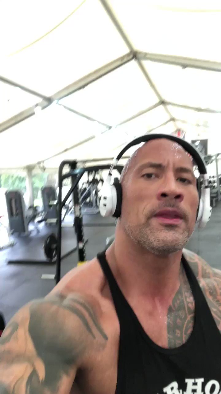 The rock headphones clearance gym