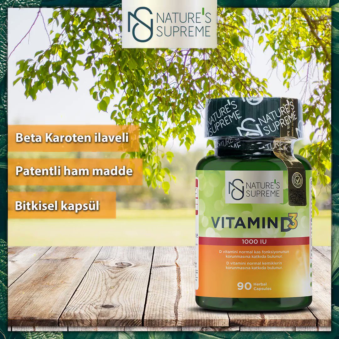 Natures Supreme على تويتر Natures Supreme Vitamin D3
