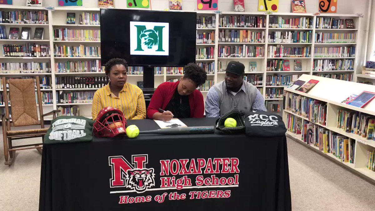 Congratulations to Princess Welch for signing a Fastpitch scholarship with Meridian Community College @WCBISPORTS