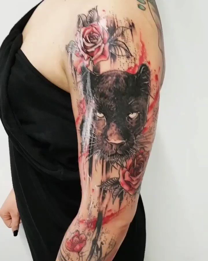 Panther tattoo by Daniel Berdiel  Post 28362