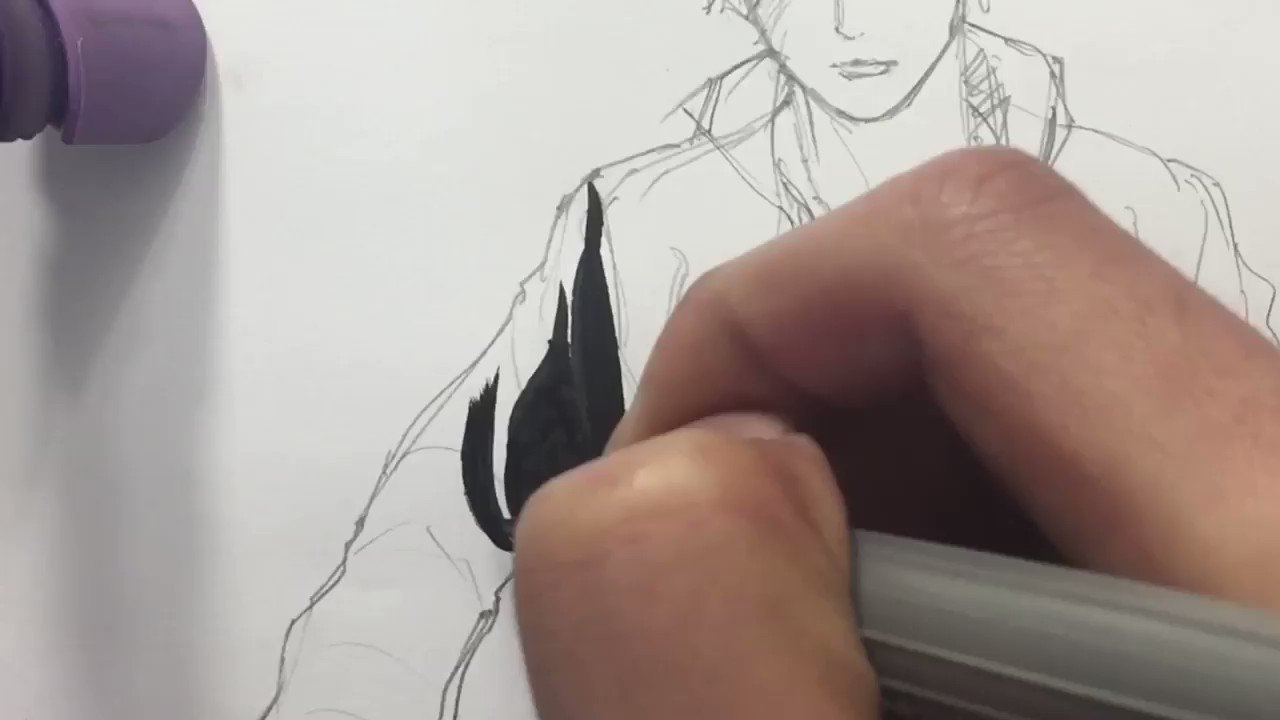 服のツヤが下手すぎる 黒ベタでシワが描けない という人へ 2分で分かる ツヤベタの描き方 話題の画像がわかるサイト 服のツヤが下手すぎる 黒ベタでシワが描けない という人へ 2分で分かる ツヤベタの描き方 話題の画像がわかるサイト