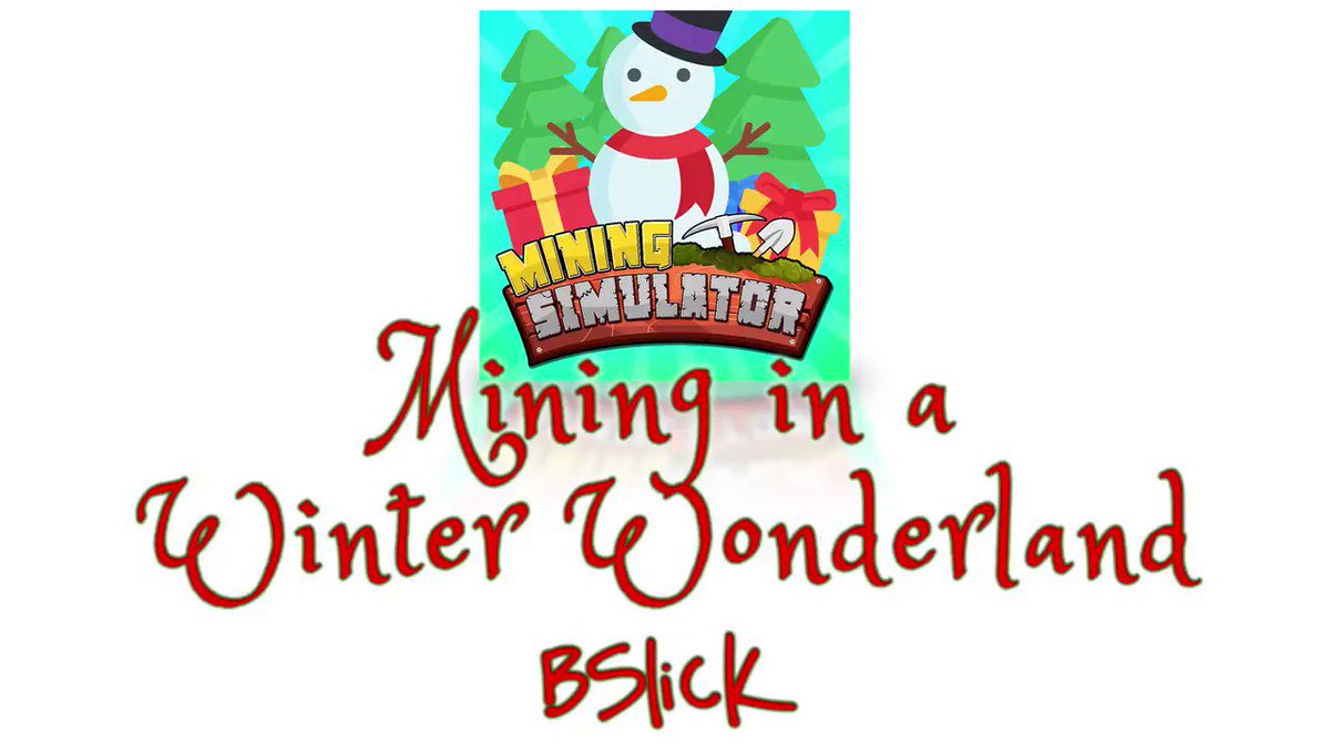 Bslick Bobby Yarsulik On Twitter Ore You Ready For Christmas Are You Ready To Depth The Halls Check Out This New Jingle For Roblox Miningsimulator Game By Isaacrblx And Sircfennerrbx Play - bslick on twitter miners roblox miningsimulator just