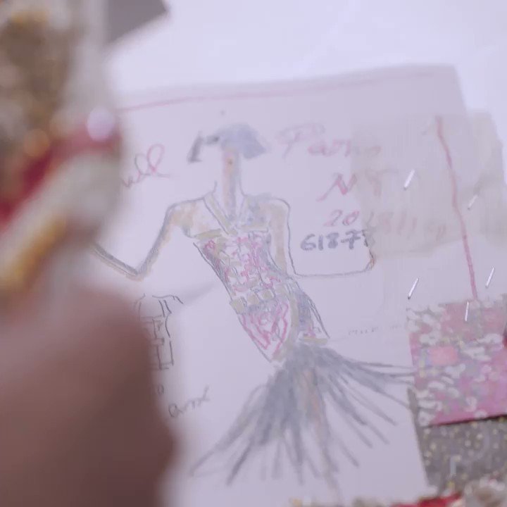 In the #CHANELMetiersdArt ateliers, the shoemakers, embroiderers, costume jewellers, goldsmiths, pleaters, milliners and hatmakers in the making of the new collection imagined by Karl Lagerfeld.#CHANELinNYC #CHANEL