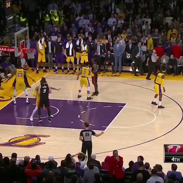 The game ended with Wade vs. LeBron with the game on the line ... because of course it did.