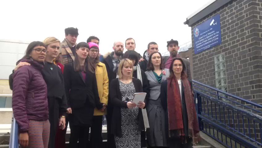 End Deportations (@EDeportations) on Twitter photo 2018-12-11 09:59:02 We are guilty of nothing more than intervening to prevent harm. A message from the #Stansted15 from the steps of court. Join us tonight to protest their conviction: facebook.com/events/3690245… We are guilty of nothing more than intervening to prevent harm. A message from the #Stansted15 from the steps of court. Join us tonight to protest their conviction: facebook.com/events/3690245…