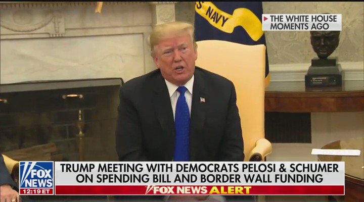 .@SenSchumer: Elections have consequences , Mr. President.
.@realDonaldTrump: That's right, and that's why the country is doing so well.
