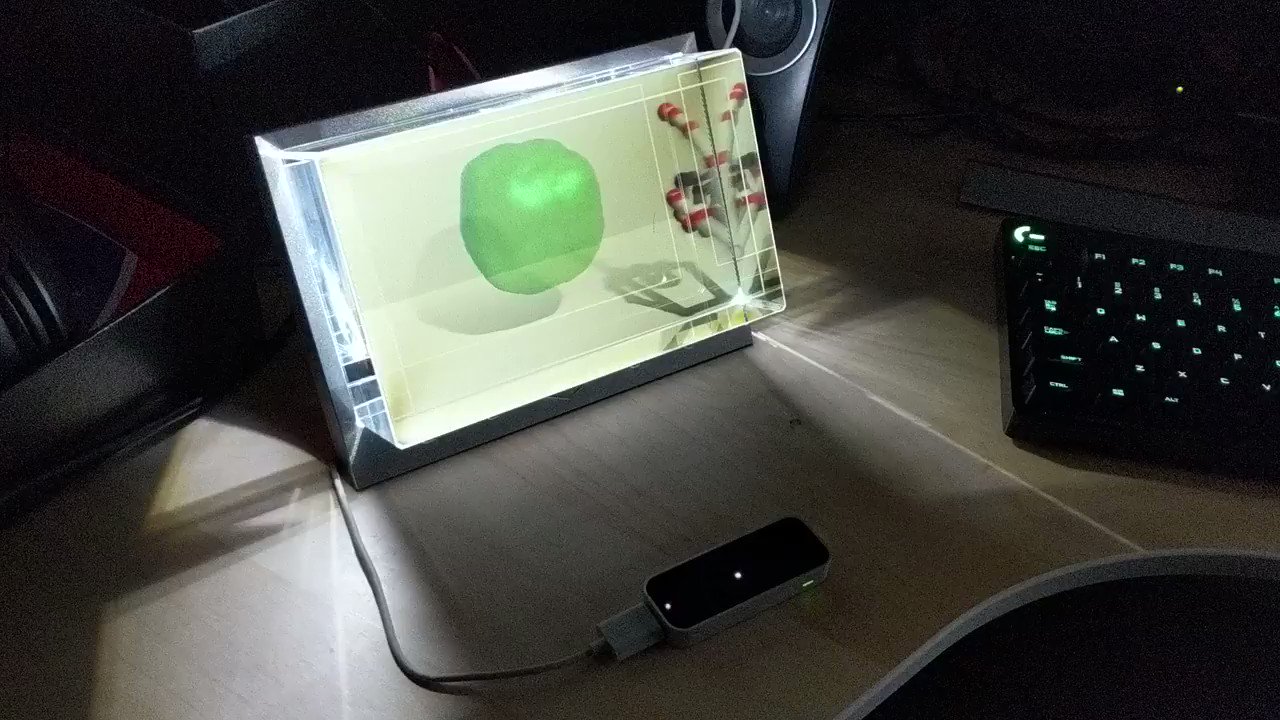 Looking Glass スタンダード ＋ Leap Motion Looking Glass Standard 初代 Leap Motion付