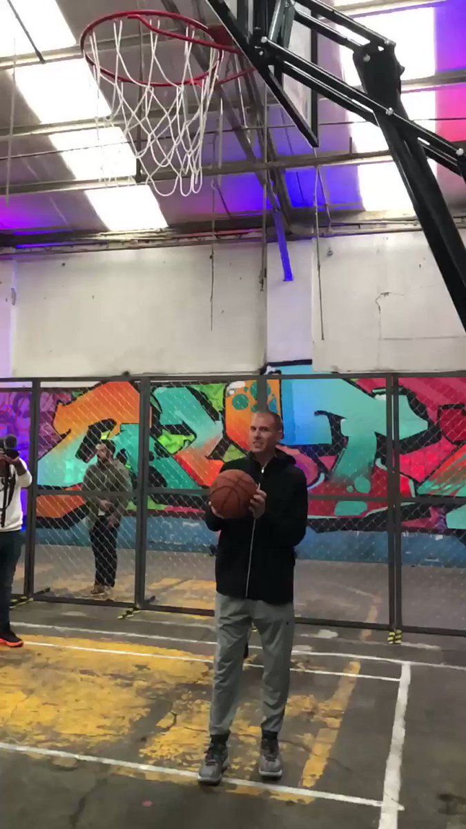 Showing off the skills in 🇲🇽...@55buckets! #NBAMexicoGames