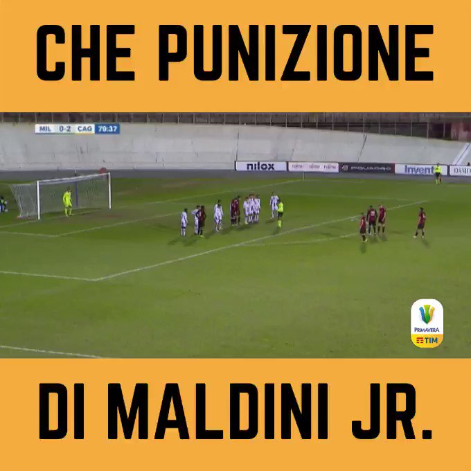 📹 | Che punizione di Daniel #Maldini, sotto gli occhi di papà Paolo 🎯
#SiPrimavera
@acmilanyouth