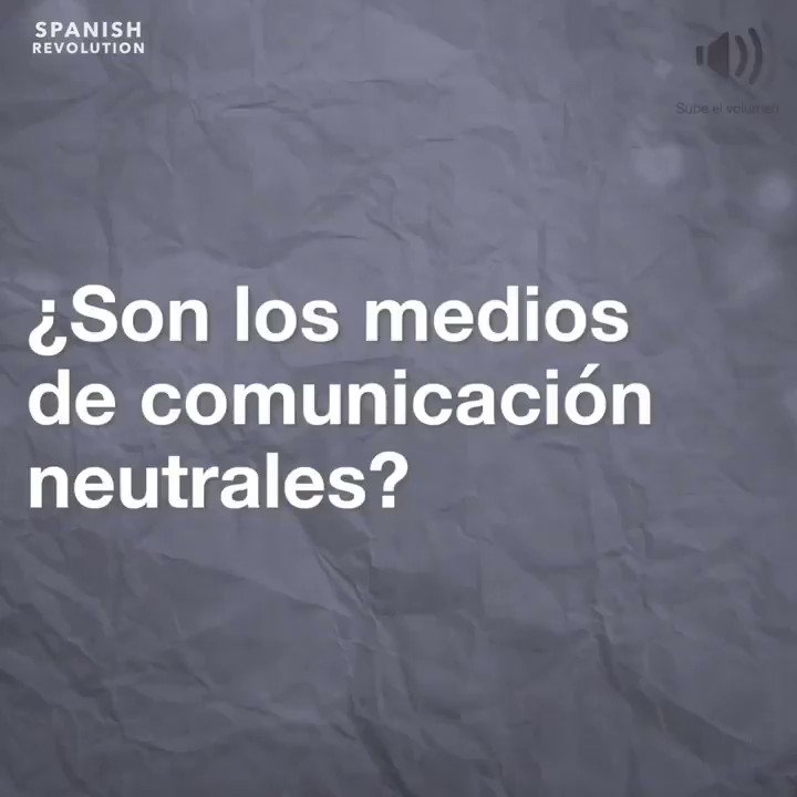 Comparto este vídeo de Espanish Revolutión para que veáis como los medios de comunicación actúan hacia
los diferentes partidos políticos y juzguen ustedes mismos.
NOS AYUDAS A DIFUNDILO??